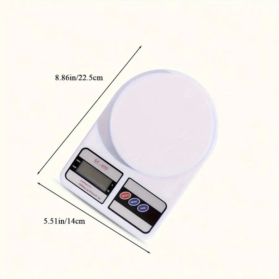 Electronic Small White Version, High-precision Household Kitchen Scale