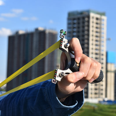 HoneyComb Stainless Steel Solid Resin Slingshot