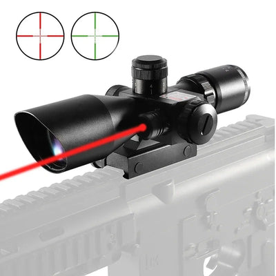 2.5-10x40 Double Illuminated Mil-dot Red Laser Scope For Hunting