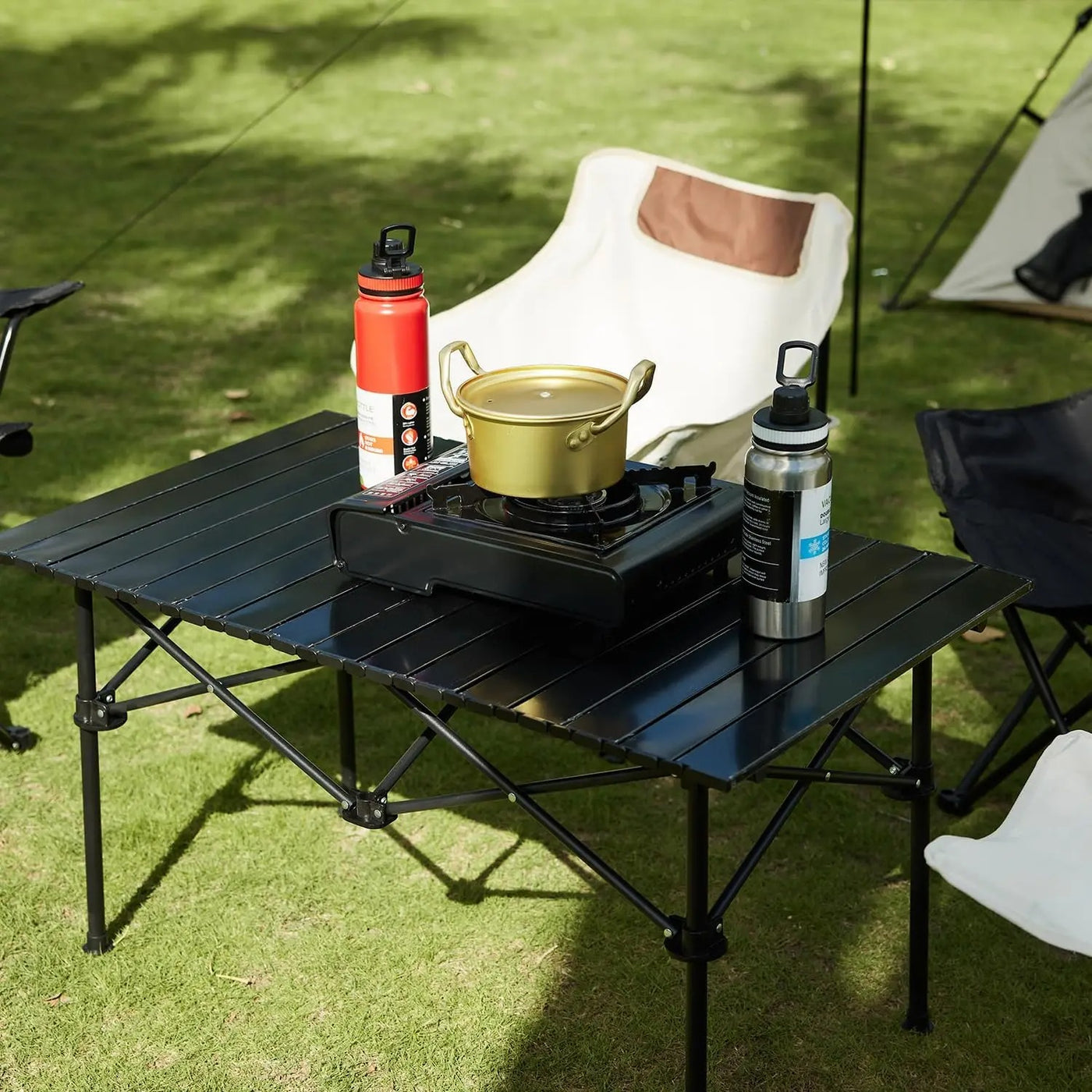 Folding Aluminum Outdoor Table Large