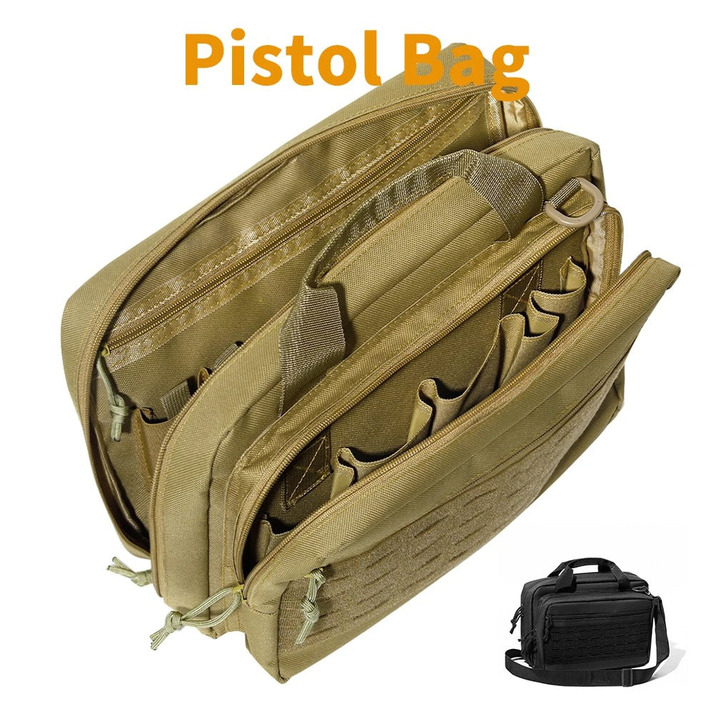Hand Carry/Shoulder Tactical Pistol Storage Bag