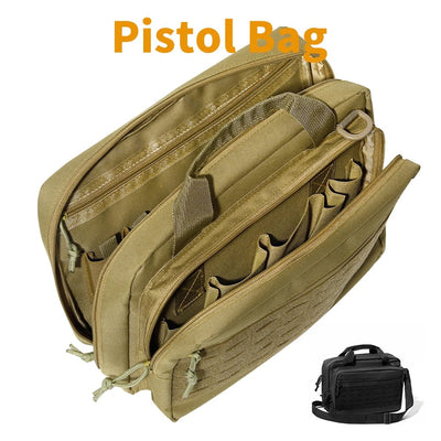 Hand Carry/Shoulder Tactical Pistol Storage Bag