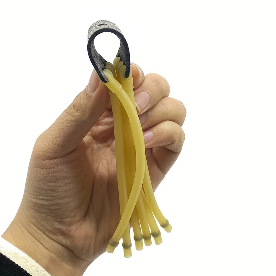 3pcs Round High Elasticity Three Point Rubber For Slingshot