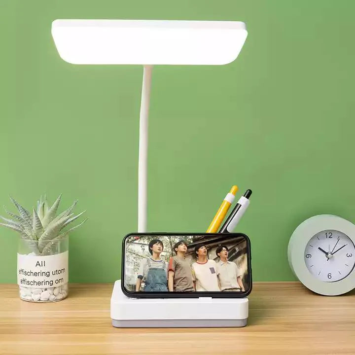 Electric Double Mode Desk Lamp LED & Pen Holder