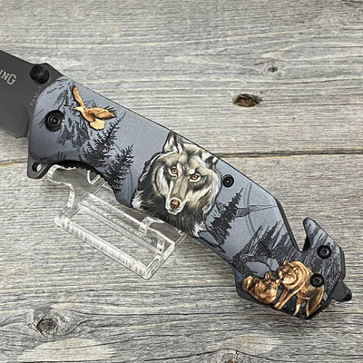 Browning FA18-1 Wolf Outdoor Survival Hunting Knife