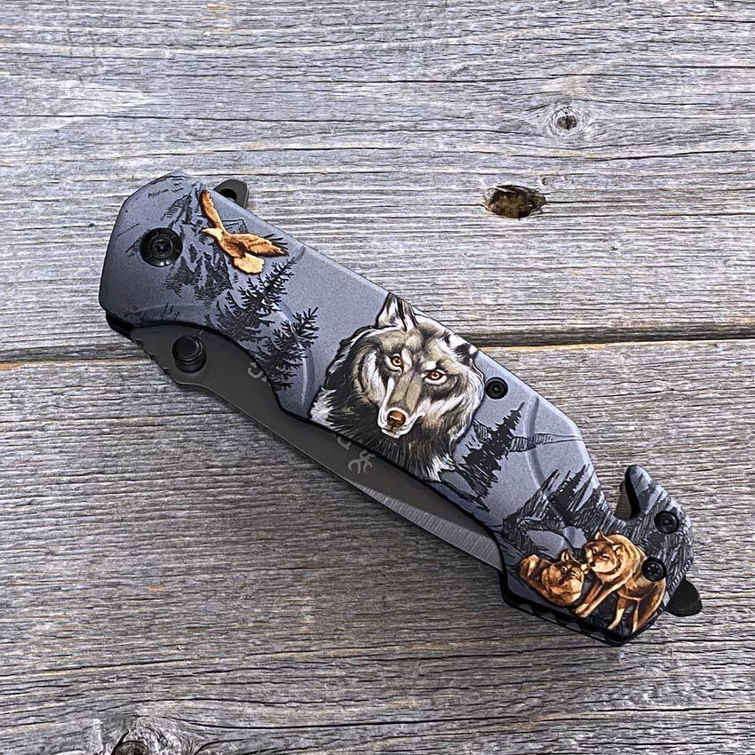 Browning FA18-1 Wolf Outdoor Survival Hunting Knife