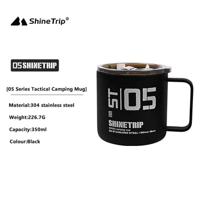 ShineTrip Outdoor Stainless Steel 350ML Mug