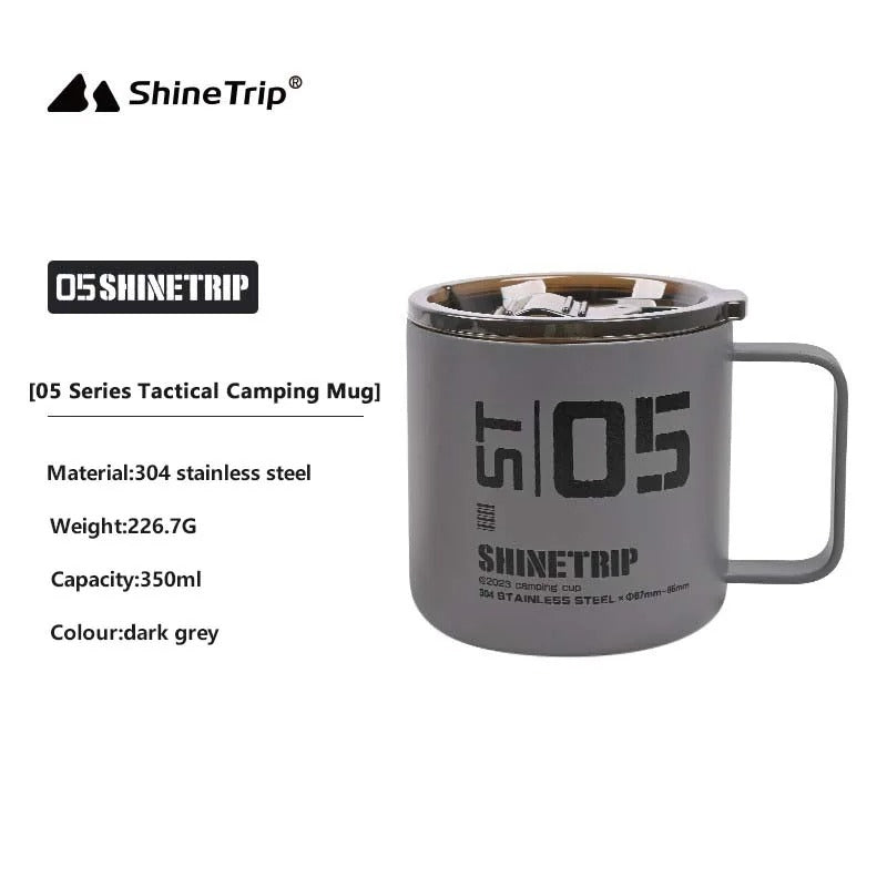 ShineTrip Outdoor Stainless Steel 350ML Mug