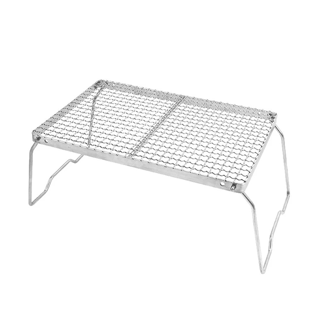 Portable & Foldable Stainless Steel Grill Table Desk