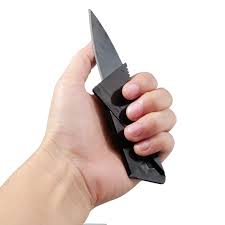 Card Knife – Black Tactical Sharp Blade Knife