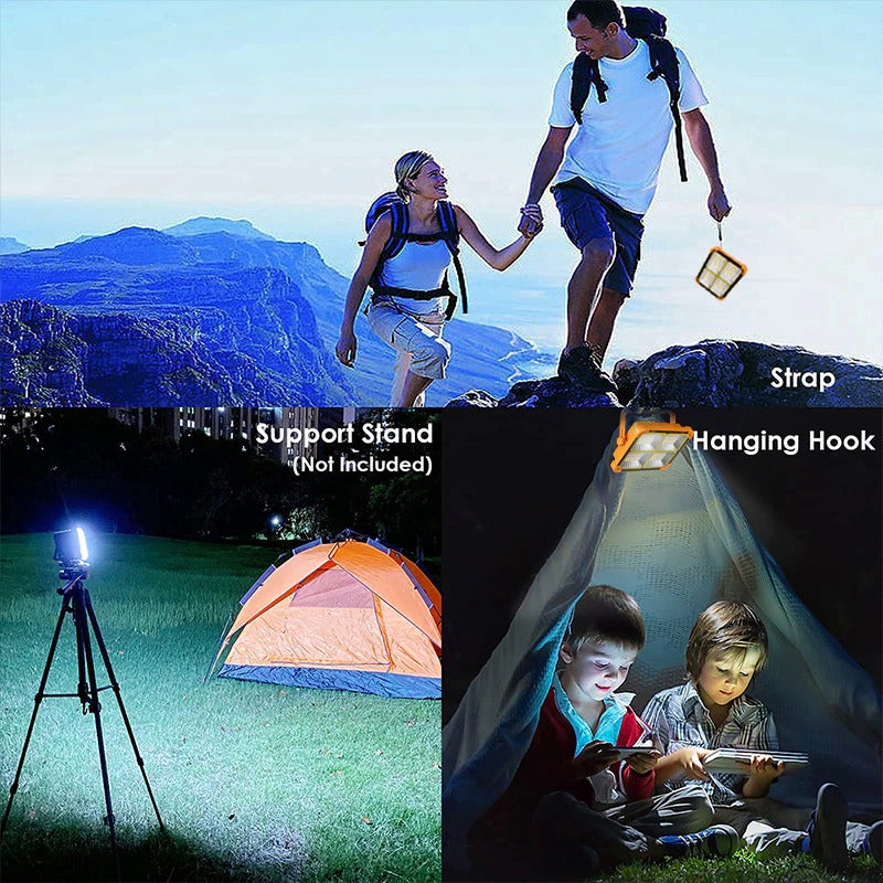 Portable solar lantern LED Tent Light Rechargeable Lantern