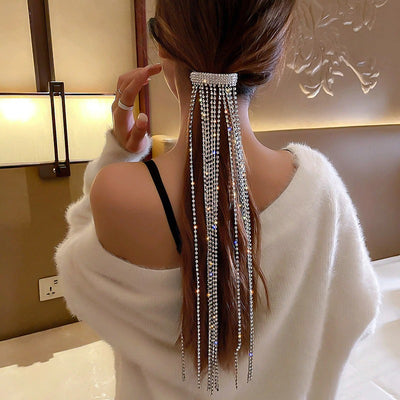 new trendy fashion hair accessories with exaggerated flashing rhinestones