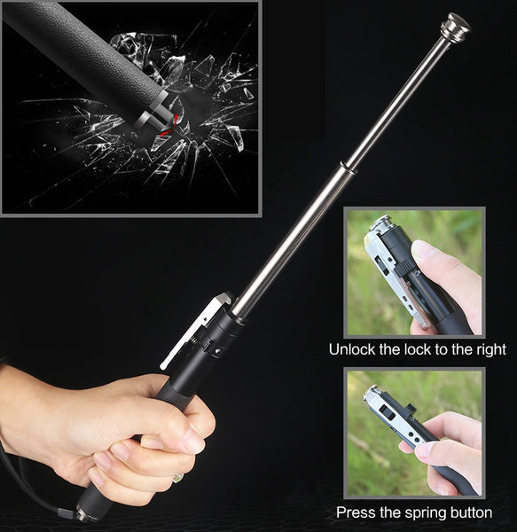 Automatic Spring Self-defense Telescopic Sticks 26inch Baton
