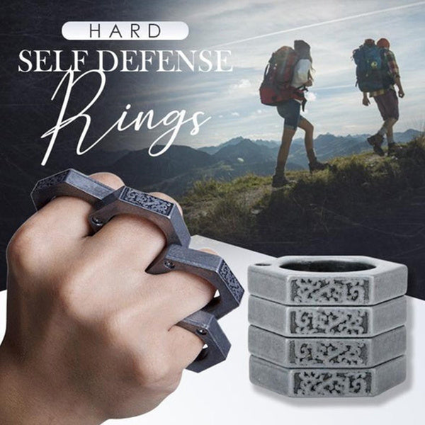 Defense Rings With Razor Hard Self-Defense Rings – Chaser.pk