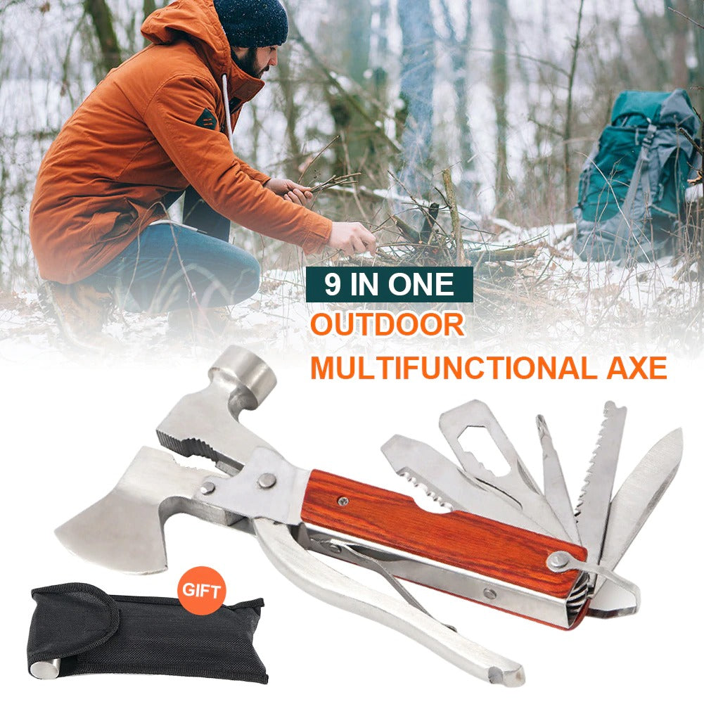 9 in 1 Multitool Camping Hiking Outdoor