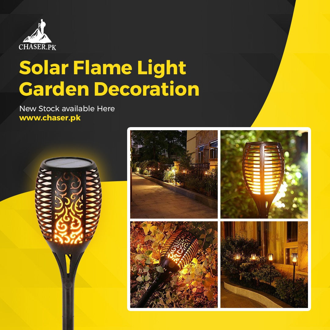 Solar Flame Light Garden Decoration