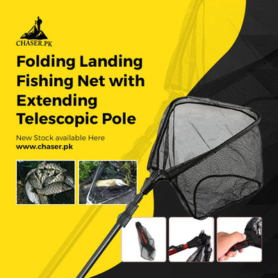 Folding Landing Fishing Net with Extending Telescopic Pole