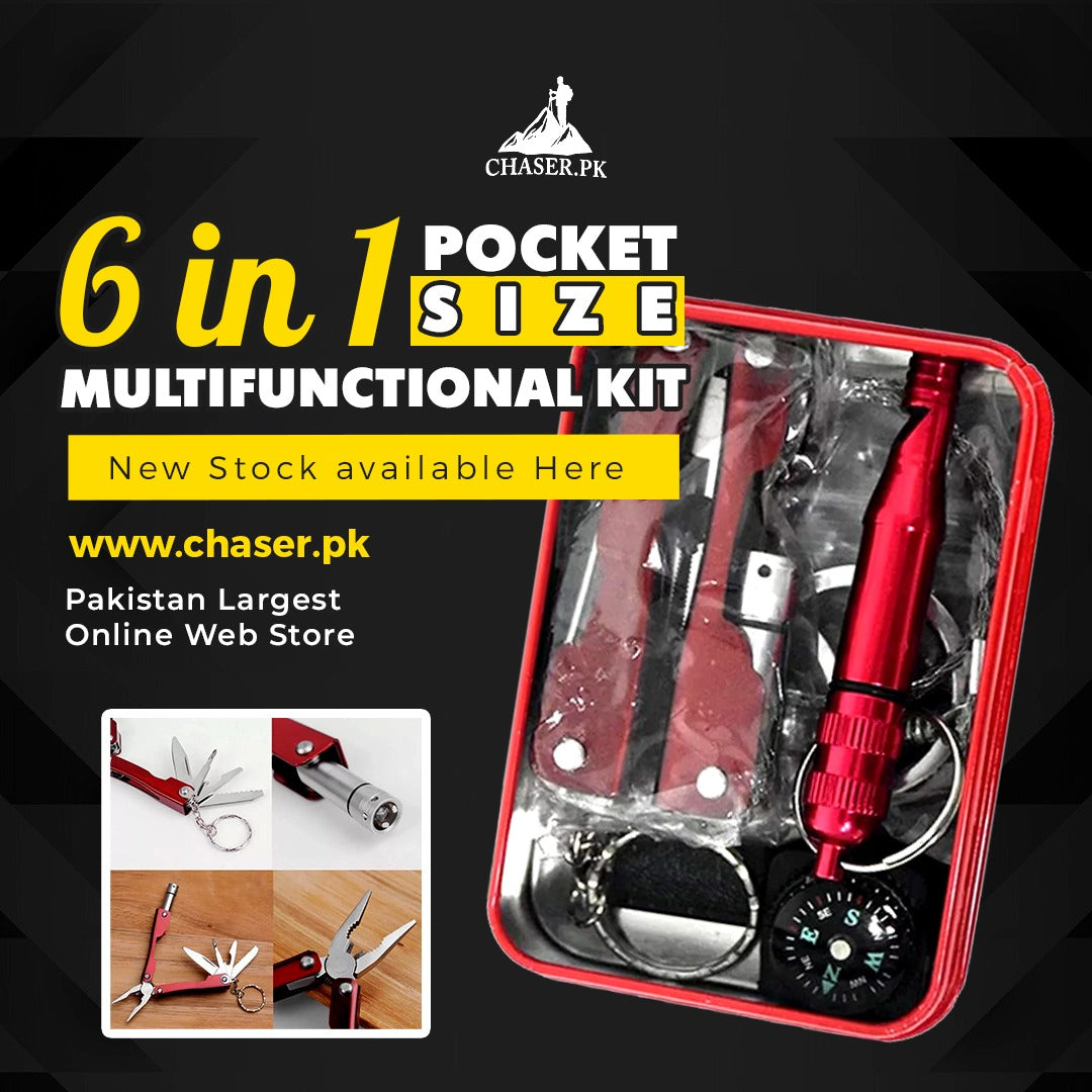6 in 1 Pockt Size Multifunctional  Kit