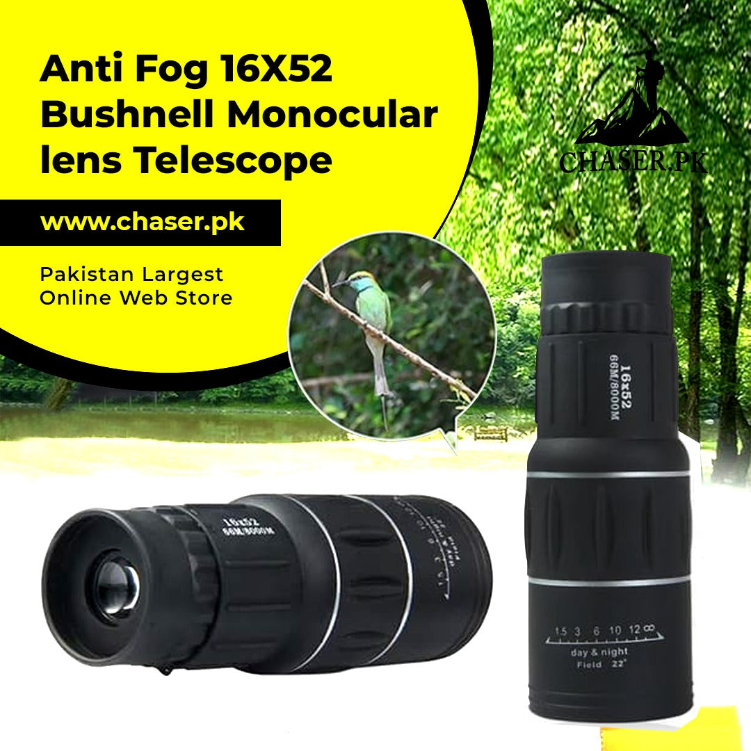 Anti Fog 16X52 Bushnell Monocular lens Telescope