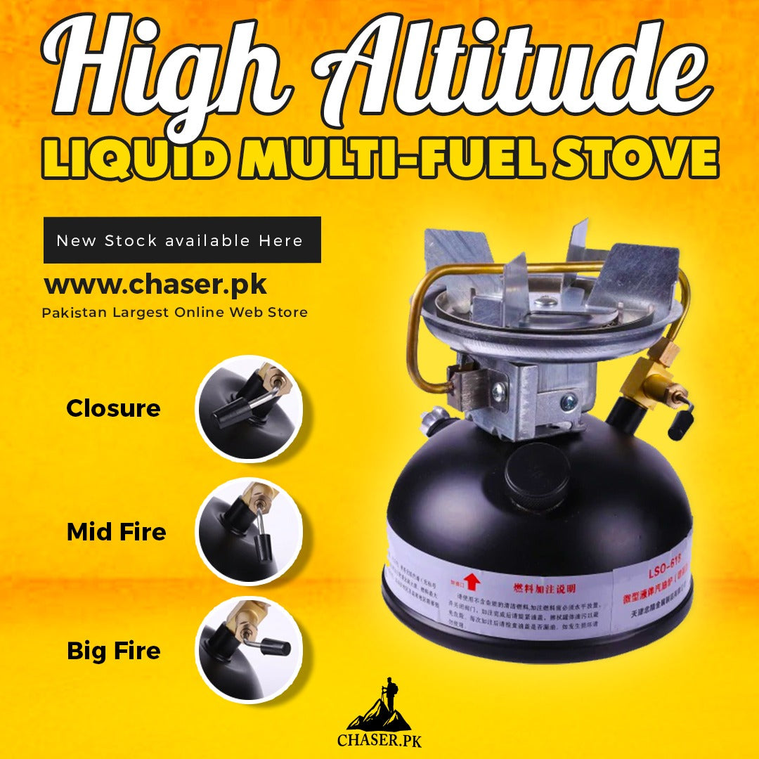 High Altitude Liquid Multi-Fuel Stove