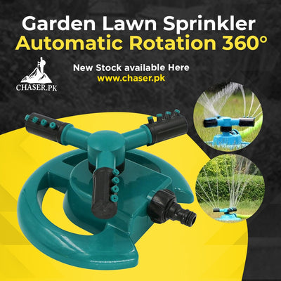 Garden Lawn Sprinkler Automatic Rotation 360°