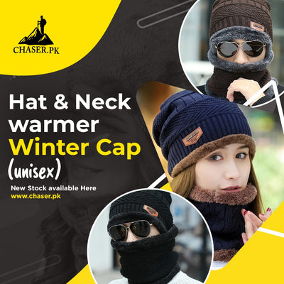 Hat & Neck warmer Winter Cap(unisex)