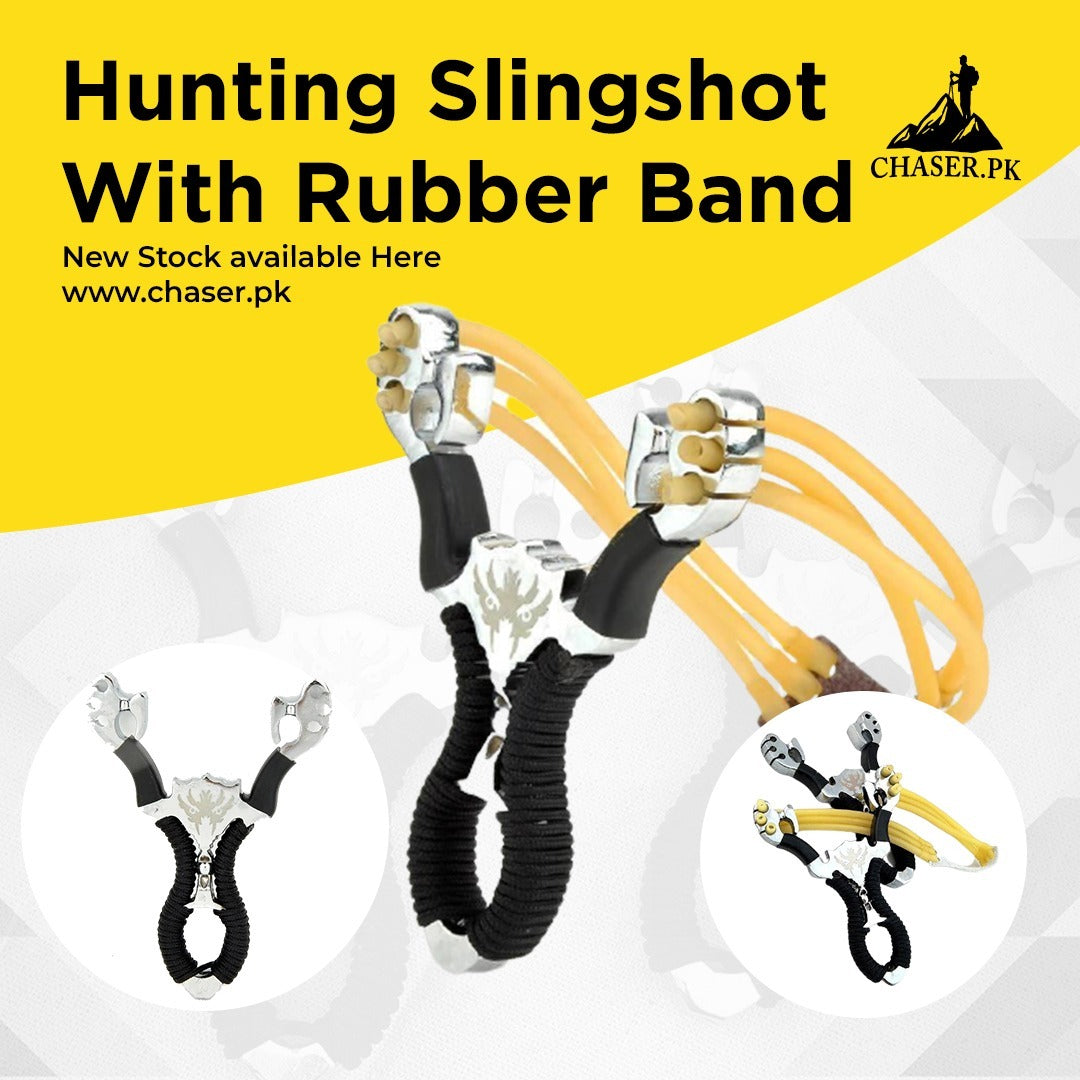 Hunting Slingshot With Rubber Band