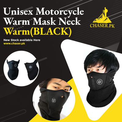 Unisex Motorcycle Warm Mask Neck Warm(BLACK)