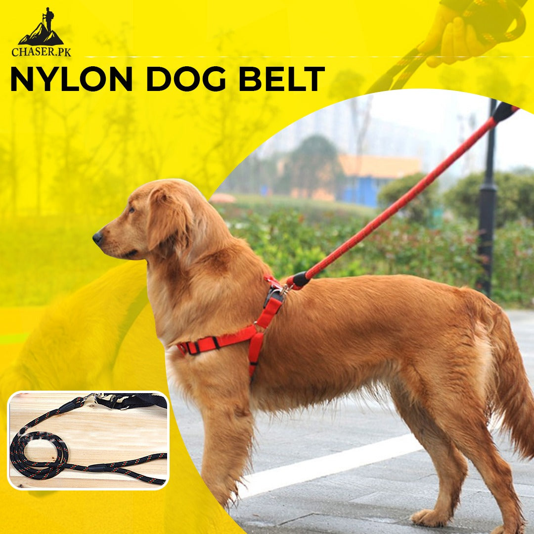 New Adjustable Nylon Dog Belt