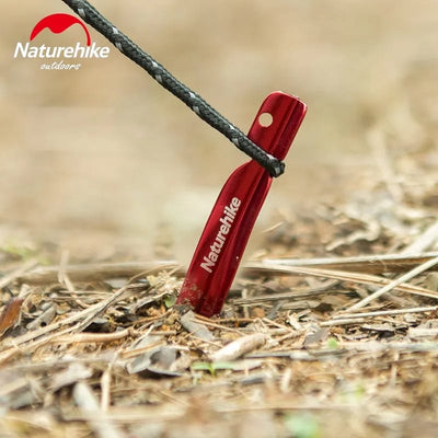 Tent Pegs Aluminum Alloy – 18cm (8 Pieces) Red