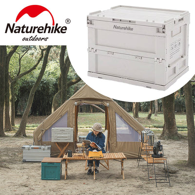 Naturehike outdoor camping 25L 50L 80L foldable Collapsible Storage  Boxes