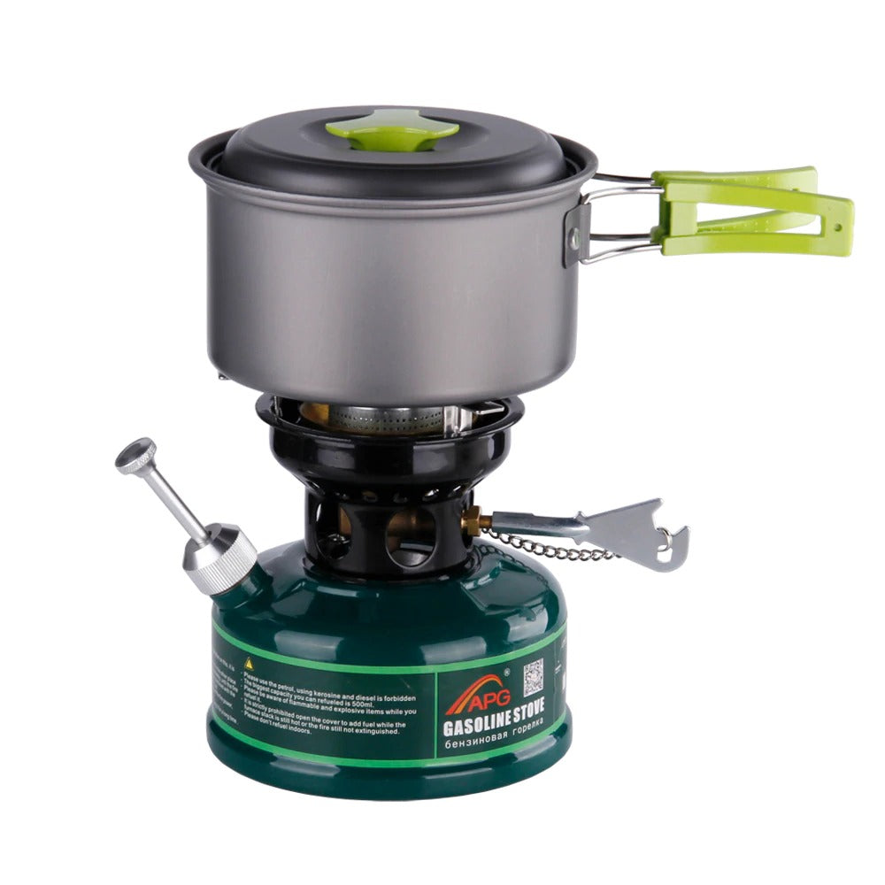 Camping Gasoline Stove No Noise Oil Stove Burners Outdoor Cookware Picnic