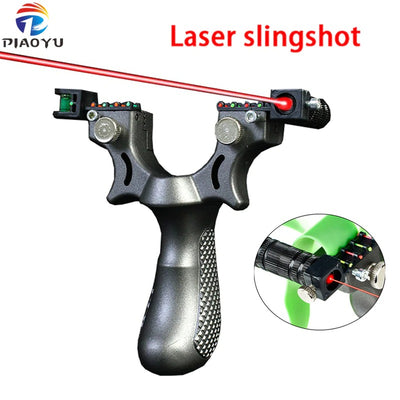 Slingshot With Laser Sight
