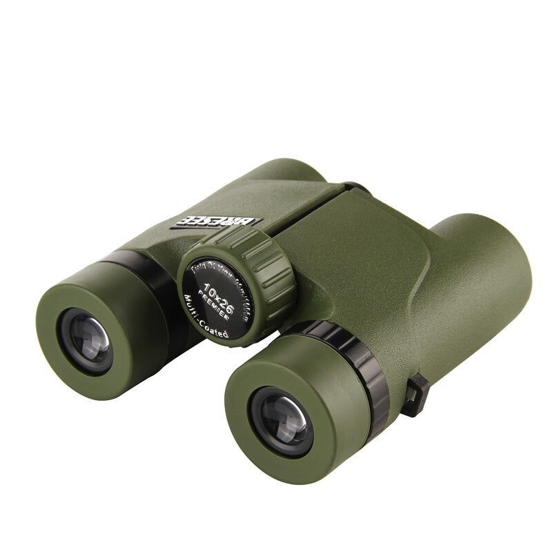 BRESEE HD 10x26 Powerful Zoom Long Range Pocket Waterproof Binocular