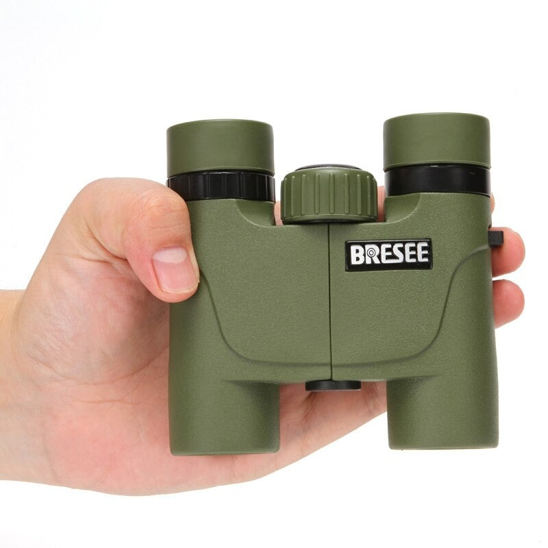 BRESEE HD 10x26 Powerful Zoom Long Range Pocket Waterproof Binocular