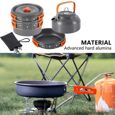 Camping Outdoor Cooking Set, Teapot Set