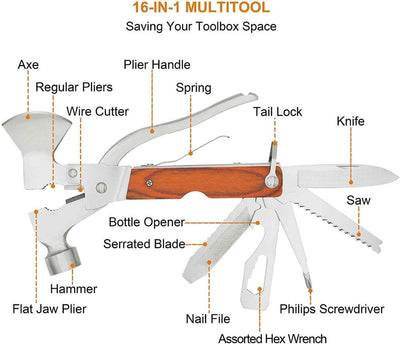16 in 1 Multi-tool Hammer