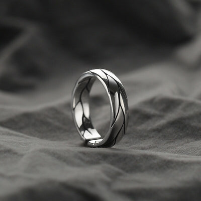 Vintage Open Rings for Men Resizable