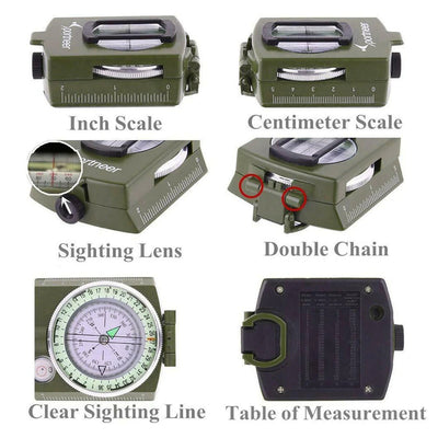 High-Precision Military Lensatic Compass