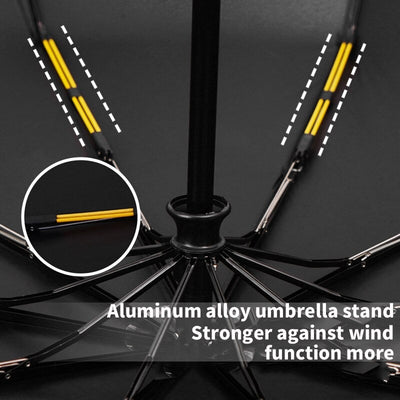 Automatic folding umbrella With Led Light