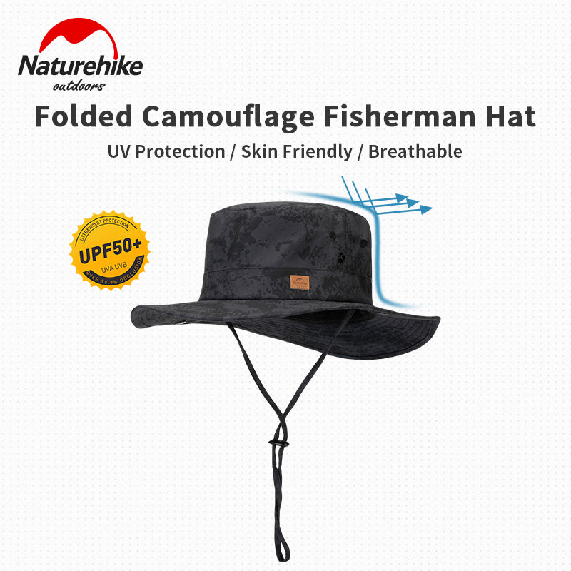 Naturehike Folded Camouflage Fisherman Hat
