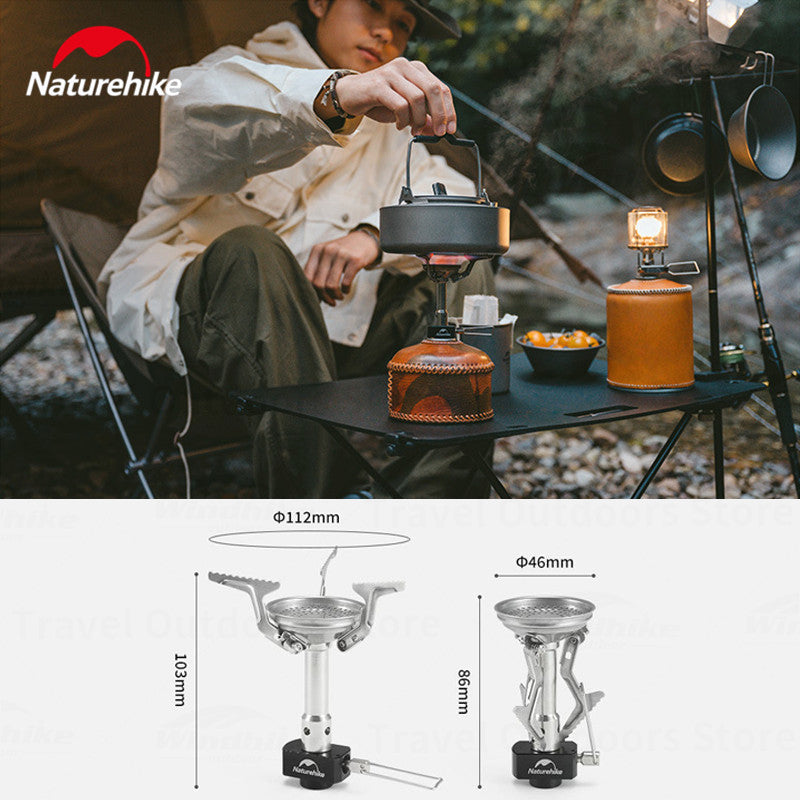 Naturehike Ultralight Mini 85g Folding Camping Gas Stove