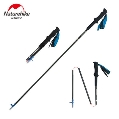 Naturehike ST07 Ultralight Carbon Trekking Poles BLUE