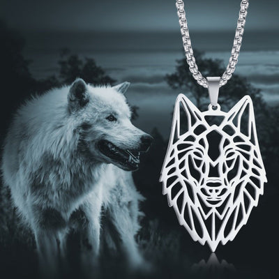 Trendy Wolf Pendant Necklace