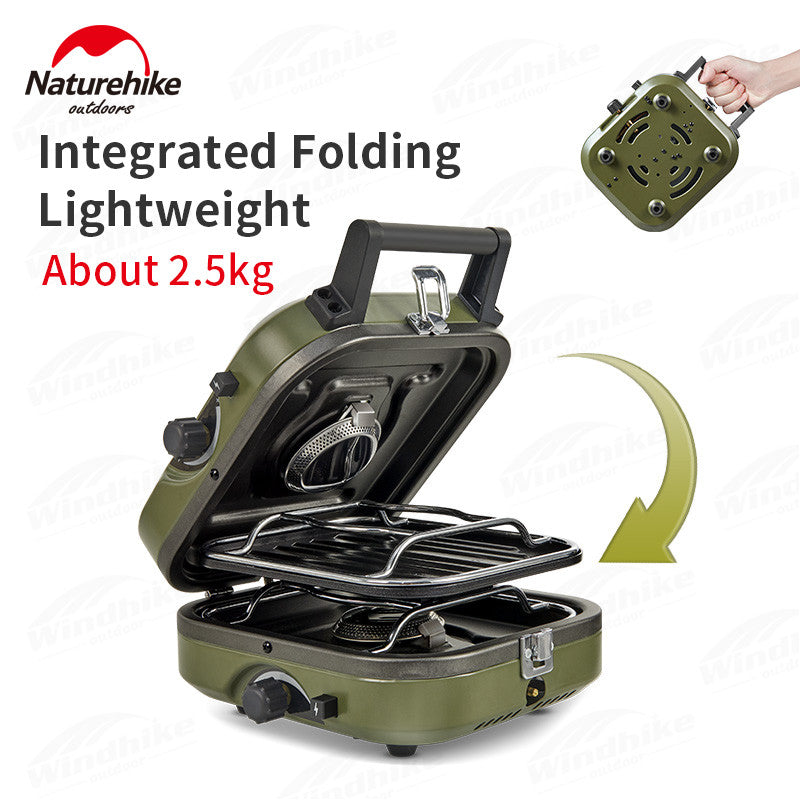 Naturehike Double Burner Folding Outdoor Camping Gas Stove