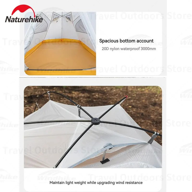 Naturehike 10D Silicone Cloud Up Wings2 Portable Ultralight Tent