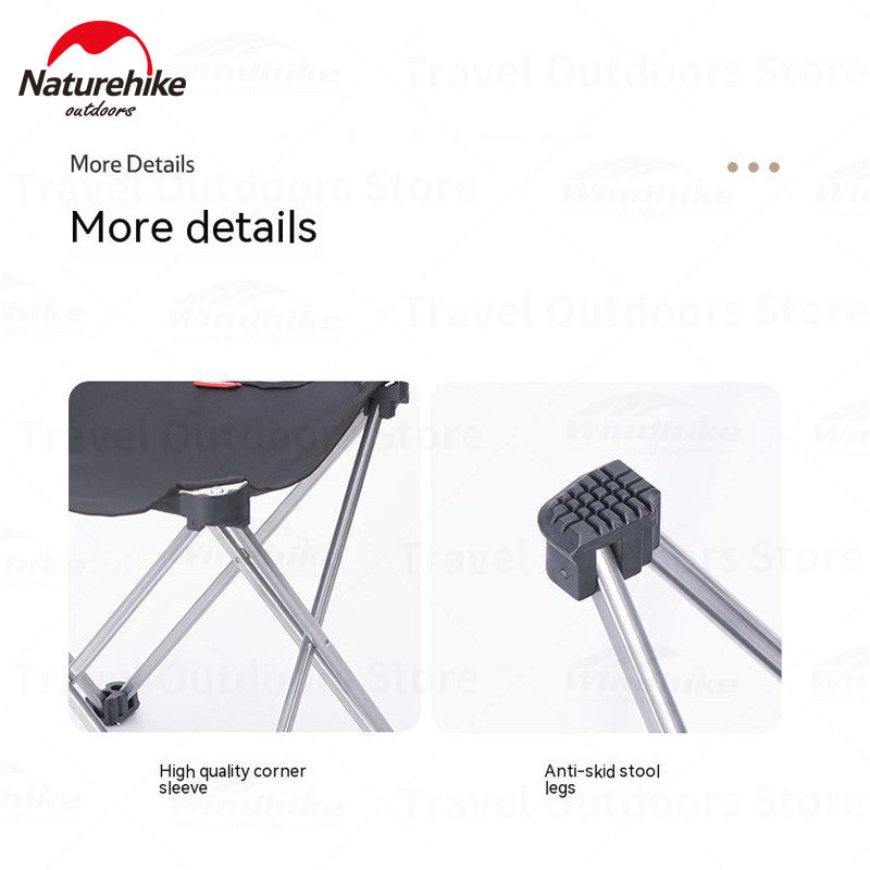 Naturehike Outdoor Aluminium Alloy Folding MinI Stool Ultralight