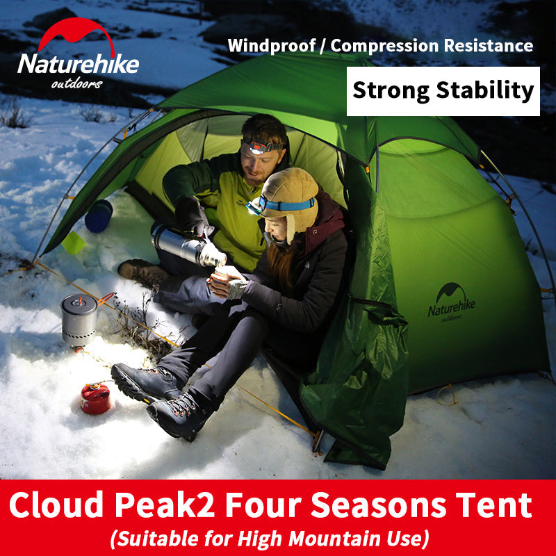 Naturehike Cloud-Peak 2 People 4-Season Camping Tent