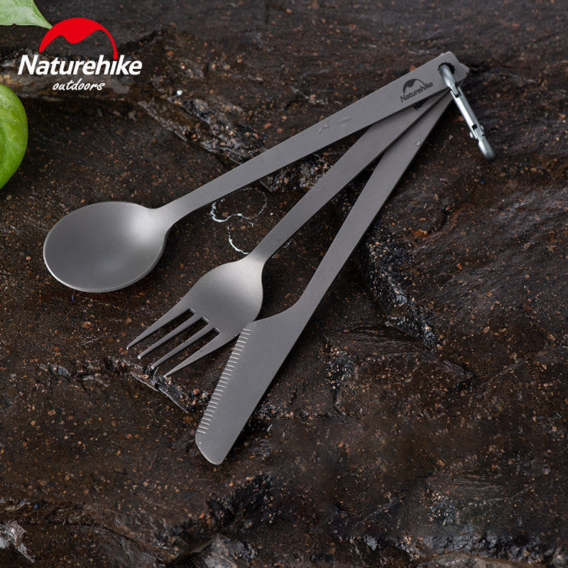 Naturehike Titanium 3 in 1 Cutlery Set