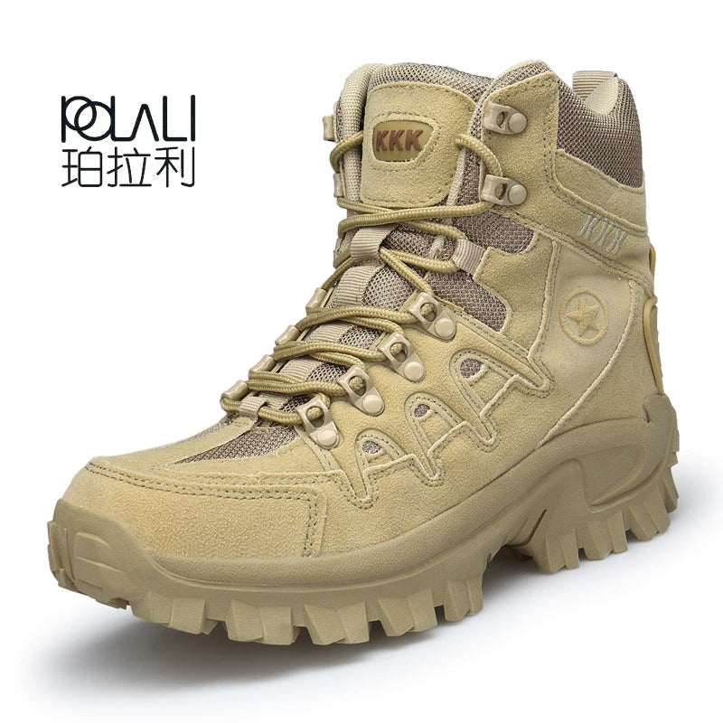 KKK Hiking Shoes Tactical Camping Mountain Boots Breathable